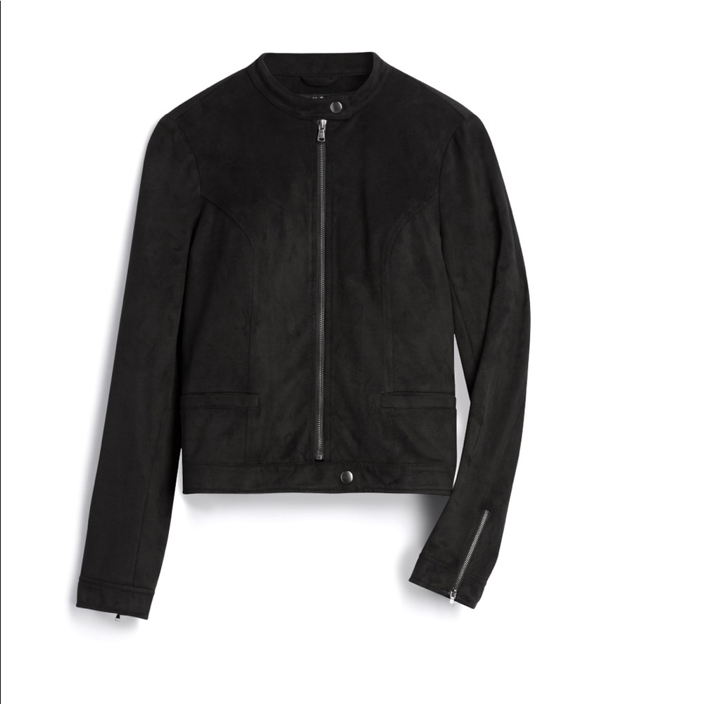 Faux Suede Jacket